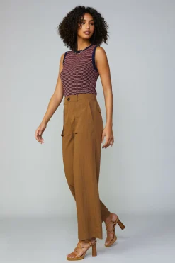Current Air Pocket Detail Cargo Pant COCOA Hot