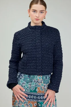 Current Air Quilted Puff Jacket NAVY Sale