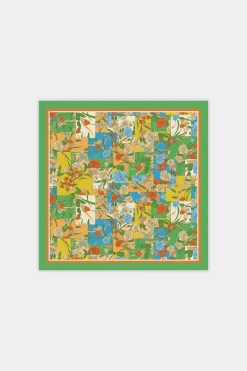 Current Air Recycled Signature Print Scarf FLORALCOLORBLOCK Best