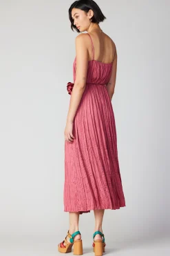 Current Air Rose Applique Cami Dress ROUGEBLUSH Outlet