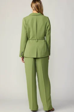Current Air Self Tie Blazer OLIVE Online