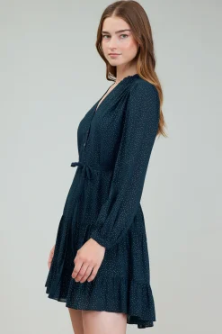 Current Air Sparkle Mini Dress DEEPTEAL Clearance