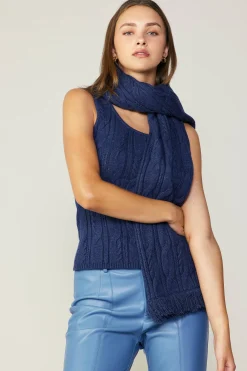 Current Air Sweater Shrug Top Set MIDNIGHTBLUE Sale