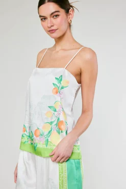 Current Air Tuscan Citrus Cami GREENLEMONGARDEN Fashion