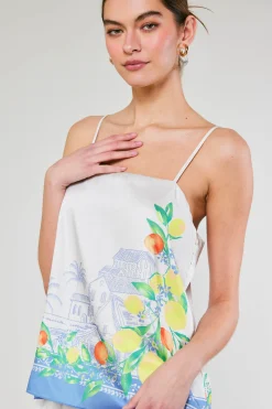 Current Air Tuscan Citrus Cami BLUELEMONGARDEN Hot