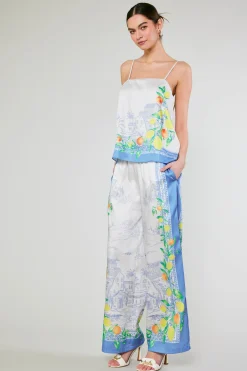 Current Air Tuscan Citrus Pants BLUELEMONGARDEN Clearance