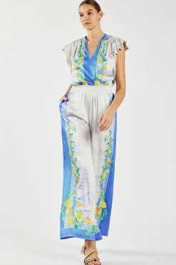 Current Air Tuscan Citrus Pants BLUELEMONGARDEN Clearance