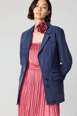 Current Air Vintage Denim Jacket VINTAGEINDIGO Clearance