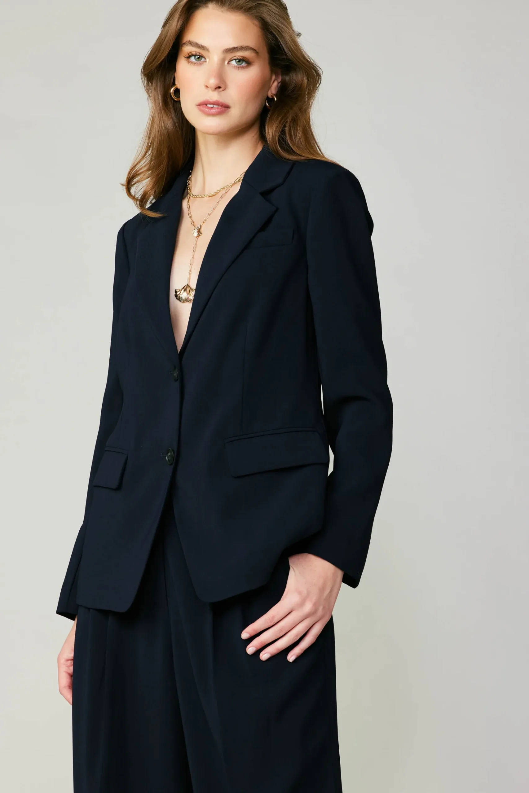 Current Air Welt Pocket Blazer NAVY Sale