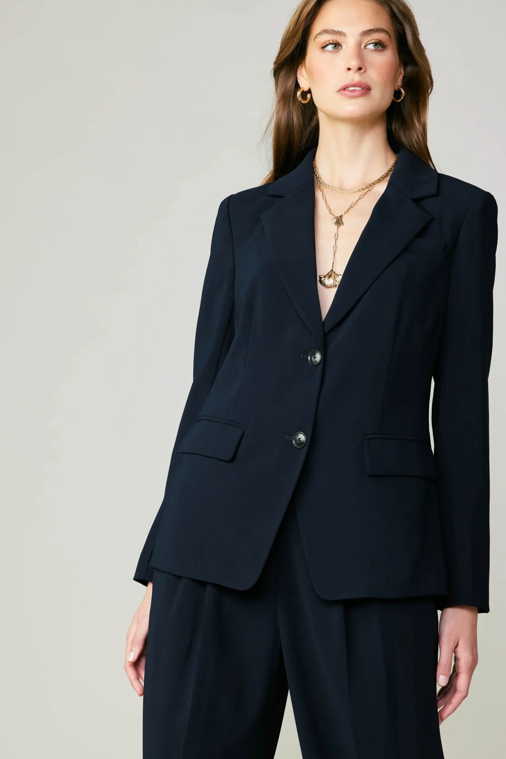 Current Air Welt Pocket Blazer NAVY Sale