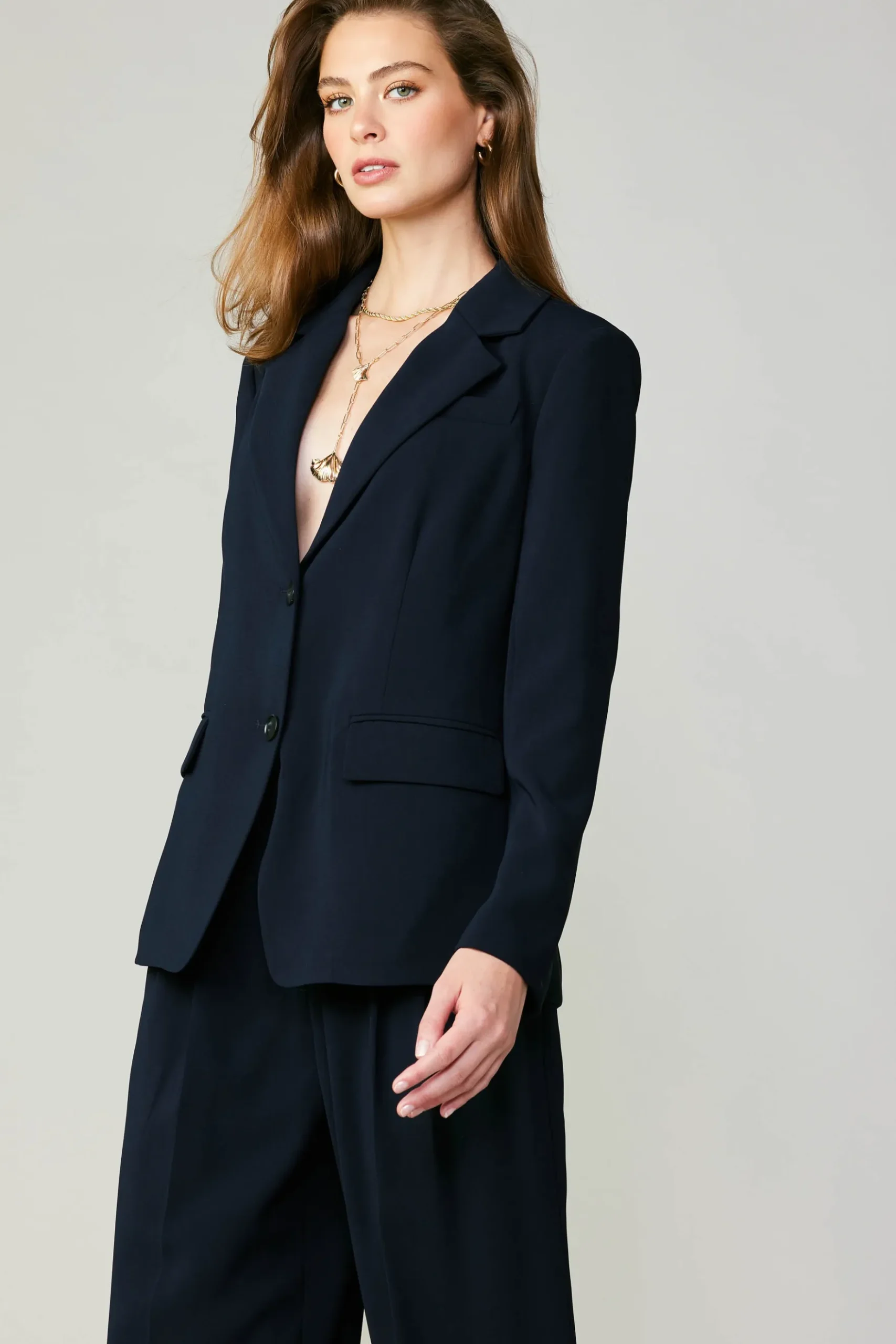 Current Air Welt Pocket Blazer NAVY Sale